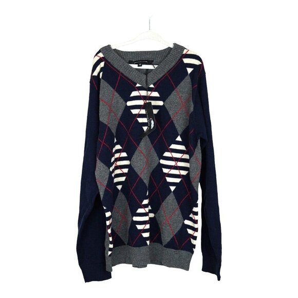 NWT Little Marc Jacobs Kids Wool‎ Alpaca Argyle Sweater Size 10 - Picture 1 of 5